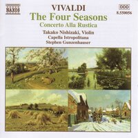 The 4 Seasons, Violin Concerto in F Minor, Op. 8 No. 4, RV 297 "Winter": II. Largo - Takako Nishizaki & Capella Istropolitana & Stephen Gunzenhauser & Антонио Вивальди