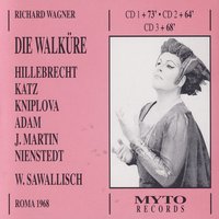"Die Walküren", Erster Aufzug: Ein trauriges Kind rief mich zum Trutz: (Siegmund) - Рихард Вагнер & Orchestra di Roma della RAI & Eberhard Katz
